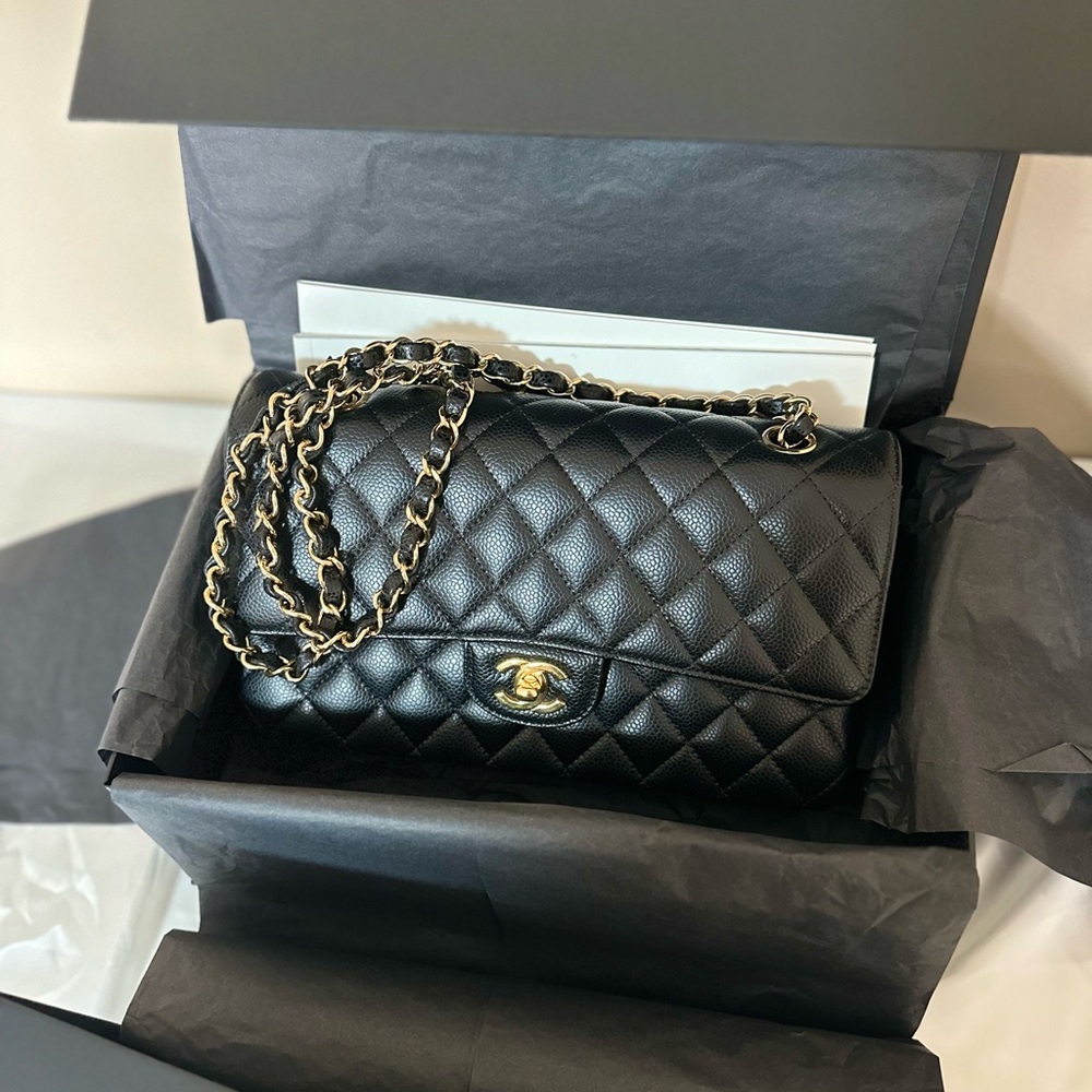 Chanel Black Quilted Leather Shoulder Bag